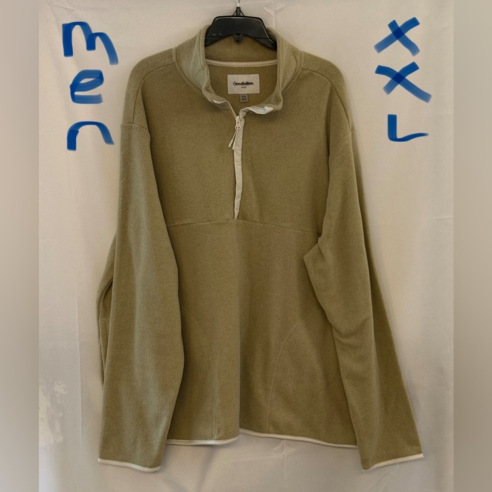 Goodfellow & Co Men's Olive Zip-Up Sweater